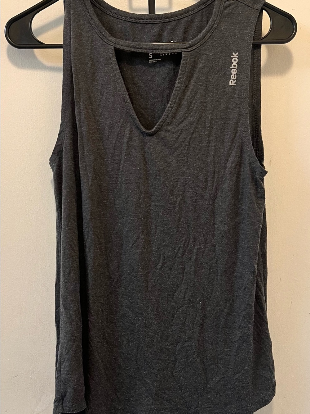 Reebok Women's Black V-Neck Performance Tank